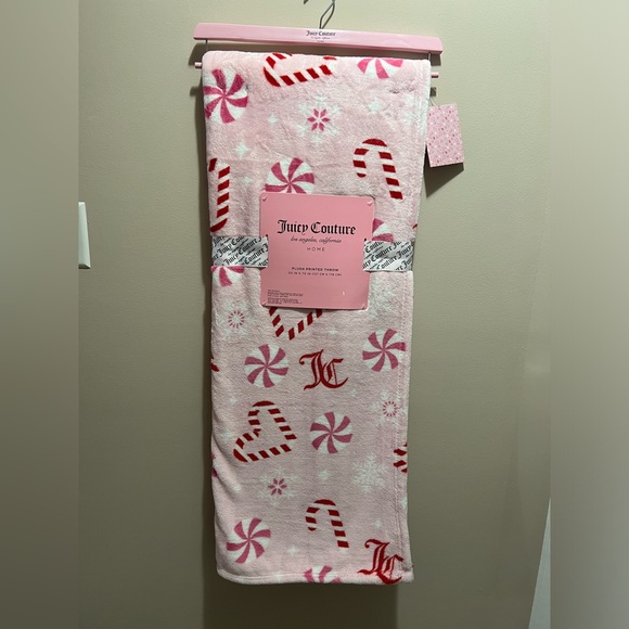 Juicy‎ couture Christmas throw blanket - Picture 1 of 4